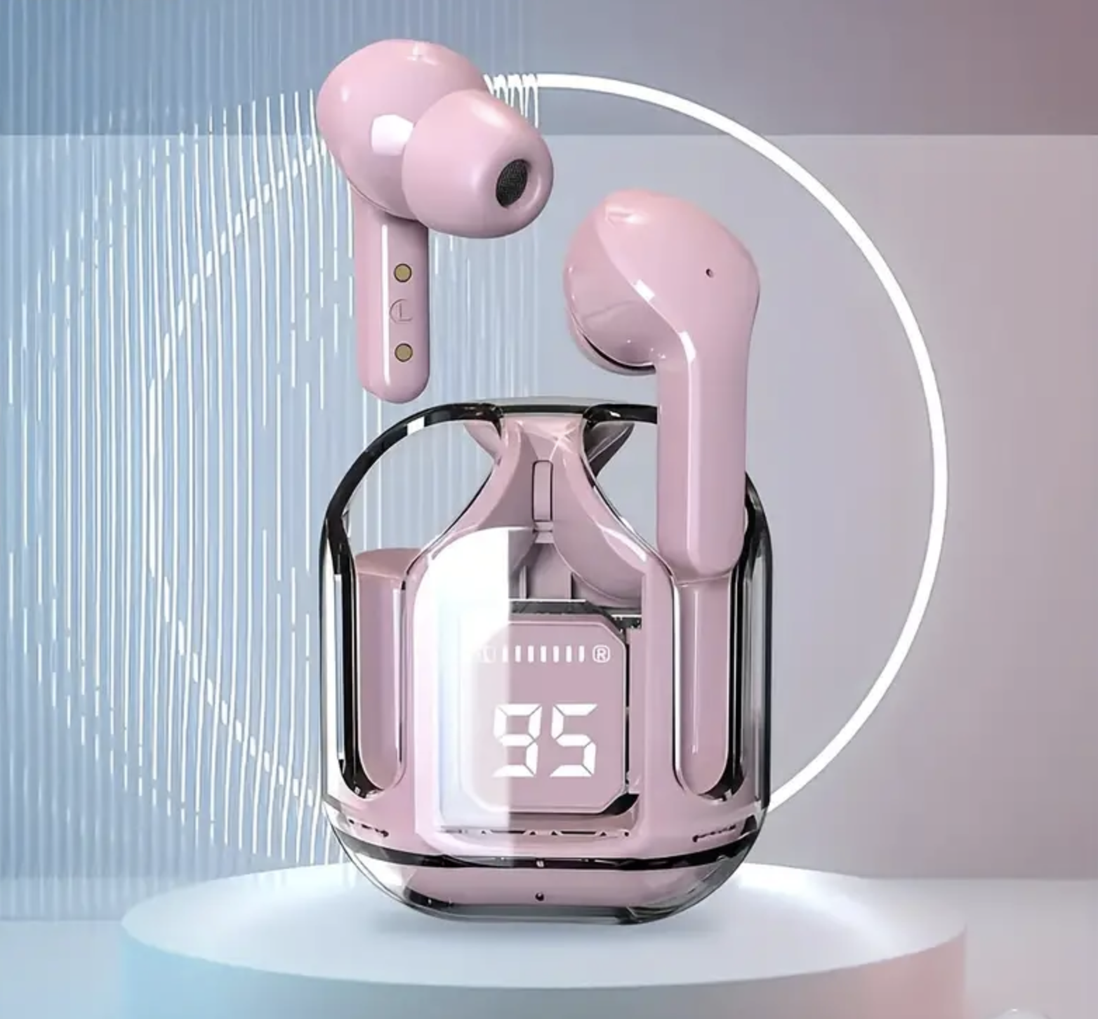 Наушники беспроводные Acefast вакуумные с шумоизоляцией Pink Lotus (143389)