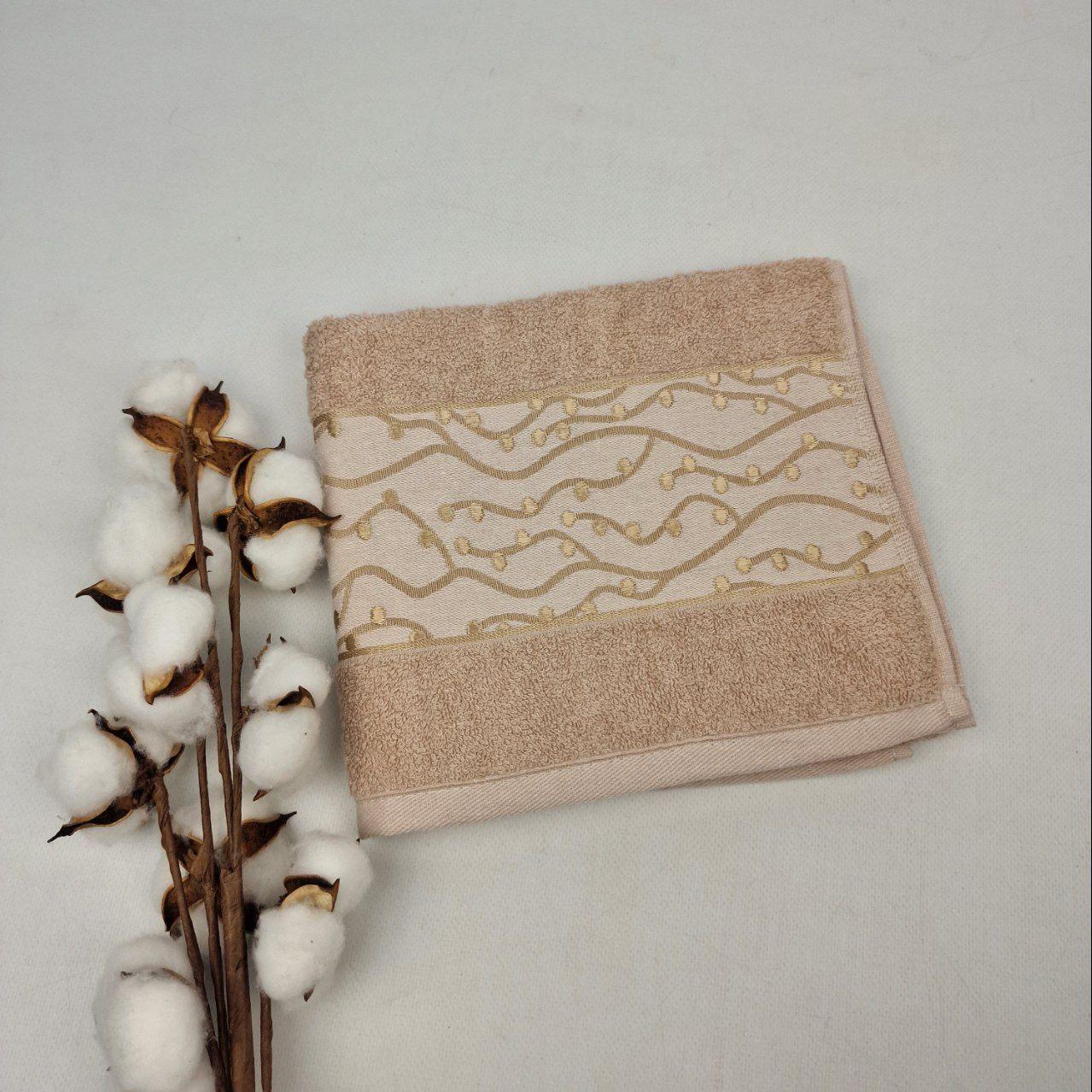 Полотенце Philippus Moss Cotton Damla A559 50x90 см Бежевый (CN39334)