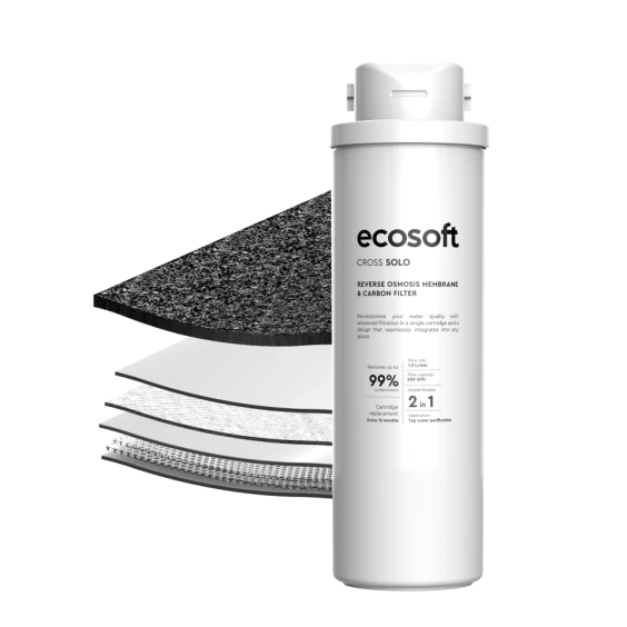 Мембранный элемент и угольный фильтр для CROSS Solo (CSVPDRO500) - фото 3 Мембранный элемент и угольный фильтр для CROSS Solo (CSVPDRO500) - фото 3