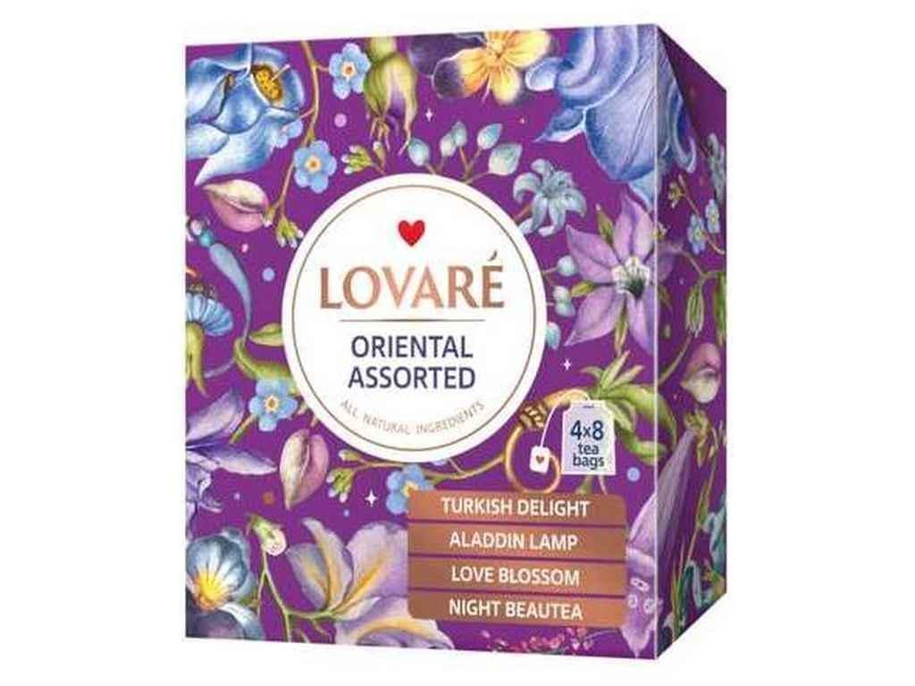 Чай пакетований чорний асорті Lovare Oriental Assorted 32 пакетиків (1021645)