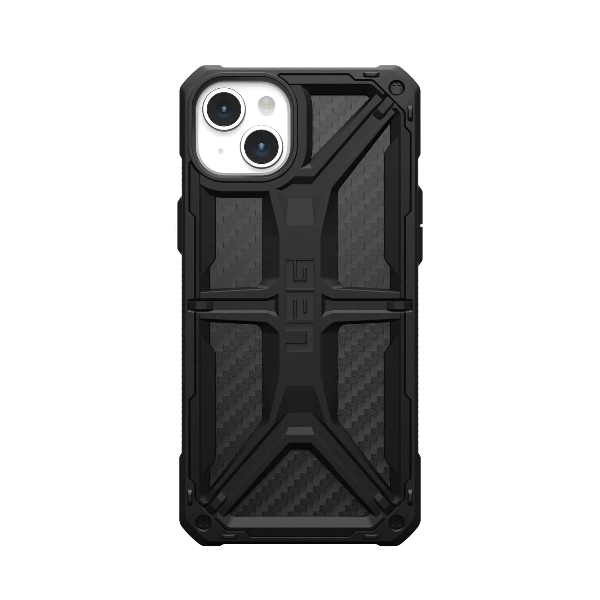 Чехол накладка для телефона UAG Monarch Apple iPhone 15 Plus Carbon