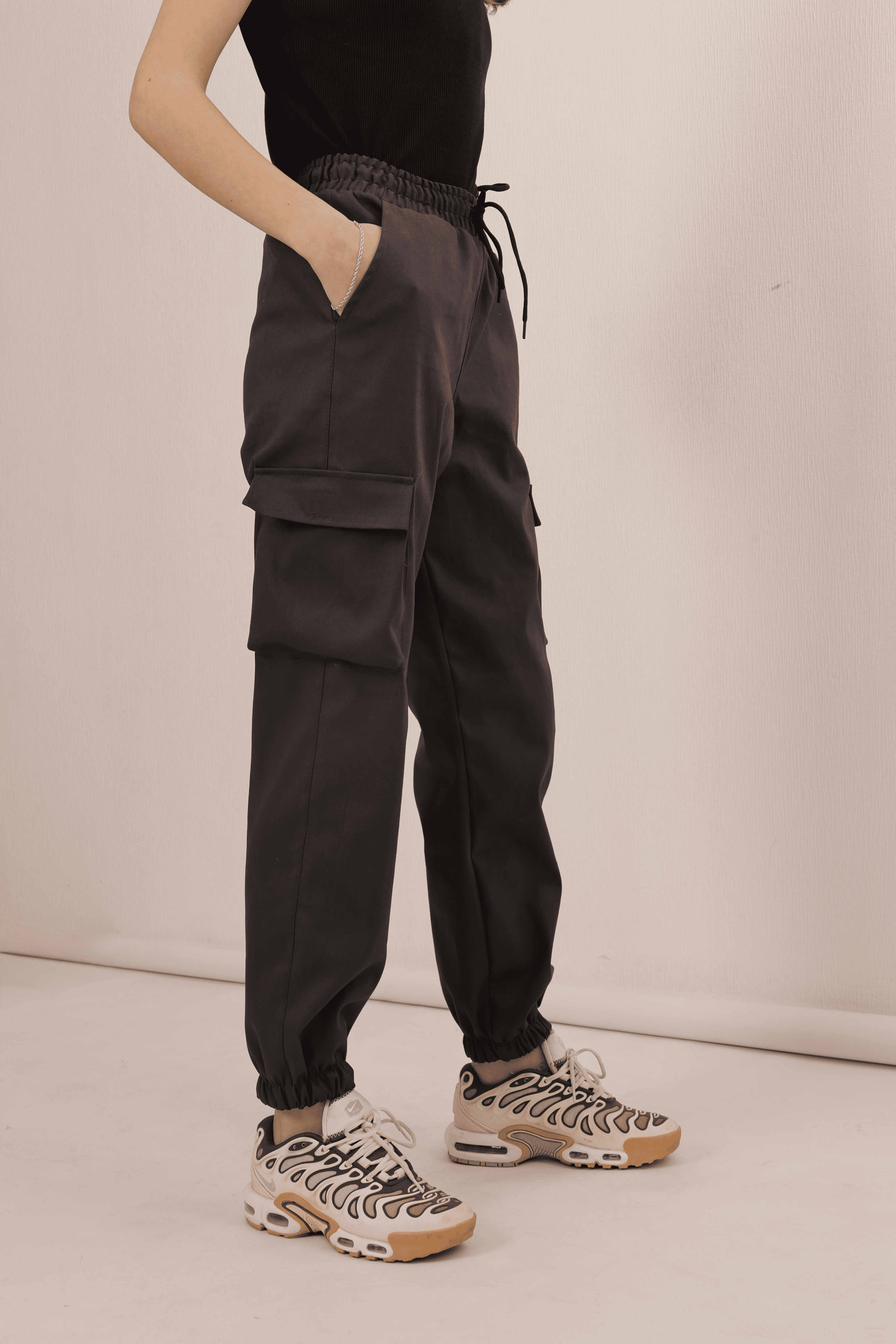 Штаны-джогеры детские на девочку демисезонные летние хлопковые р. 152 Графитовый (джграфіт-152д) - фото 6 Штаны-джогеры детские на девочку демисезонные летние хлопковые р. 152 Графитовый (джграфіт-152д) - фото 6