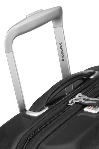 Чемодан Samsonite Flux Spinner 55/20 Exp на 4-х колесиках Черный (CB0-09001) - фото 5