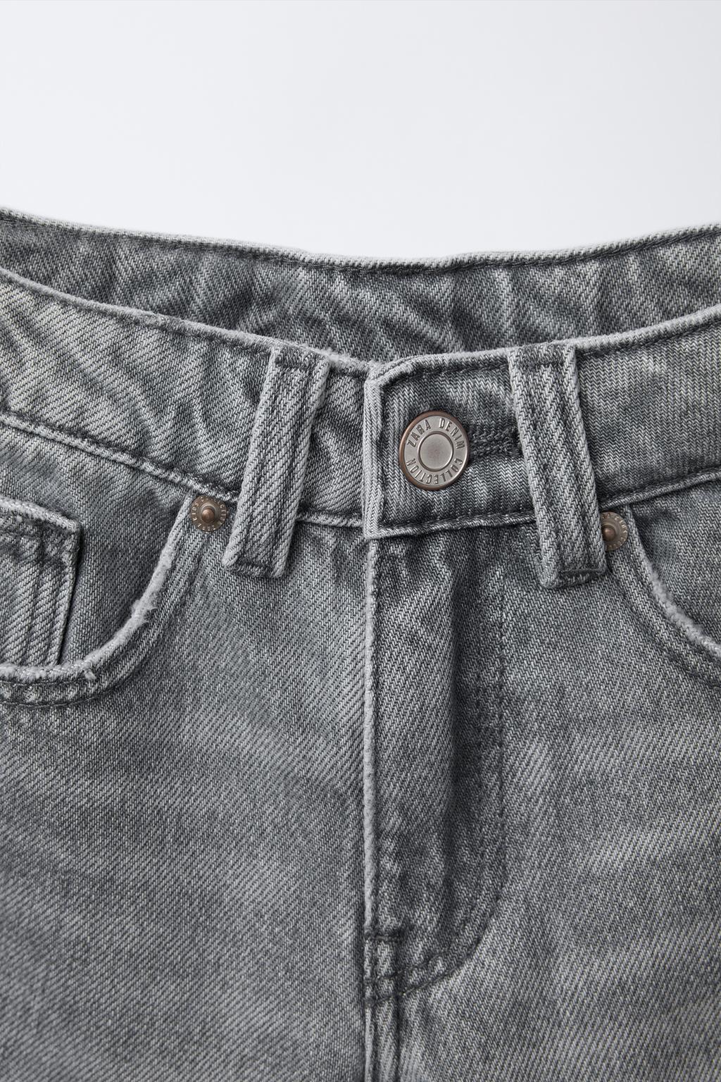 Джинси широкі для дівчинки Zara 122 см Сірий (25072501B) - фото 4 Джинси широкі для дівчинки Zara 122 см Сірий (25072501B) - фото 4