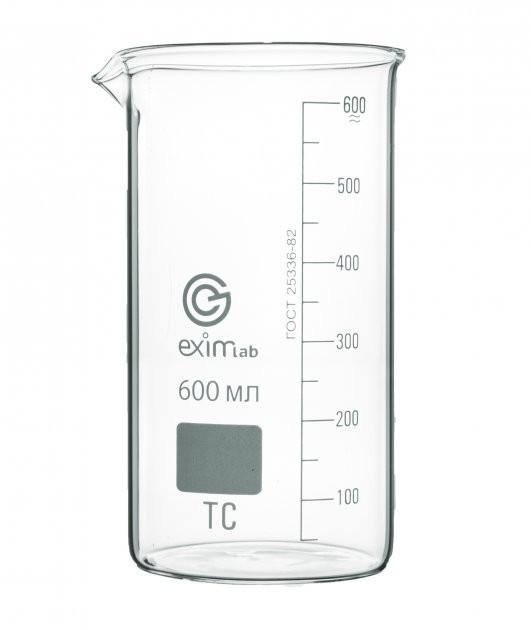 Стакан високий з носиком EximLab 600 мл