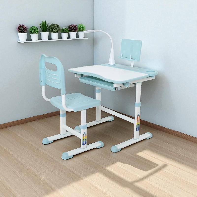 Парта Bambi та стілець із регулюванням висоти Бірюзовий (M 4428-12)