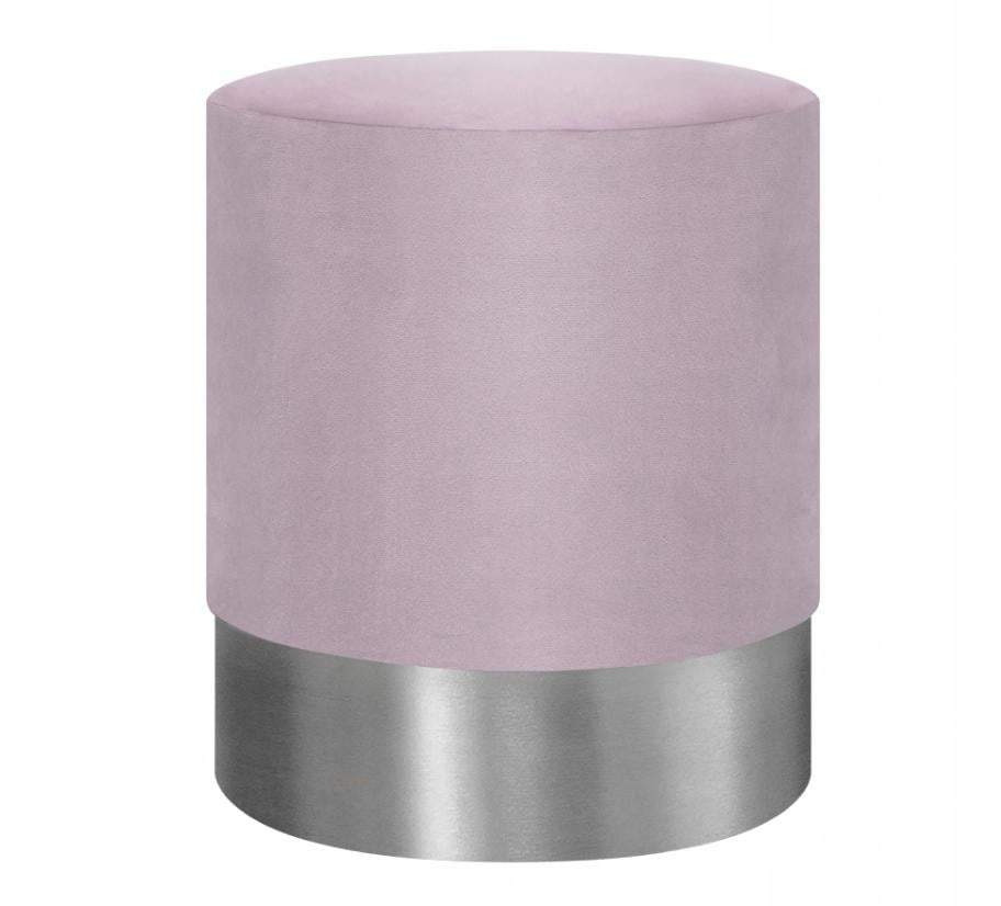Пуфик Alegro Homla Серебряно-розовый (MR42976)