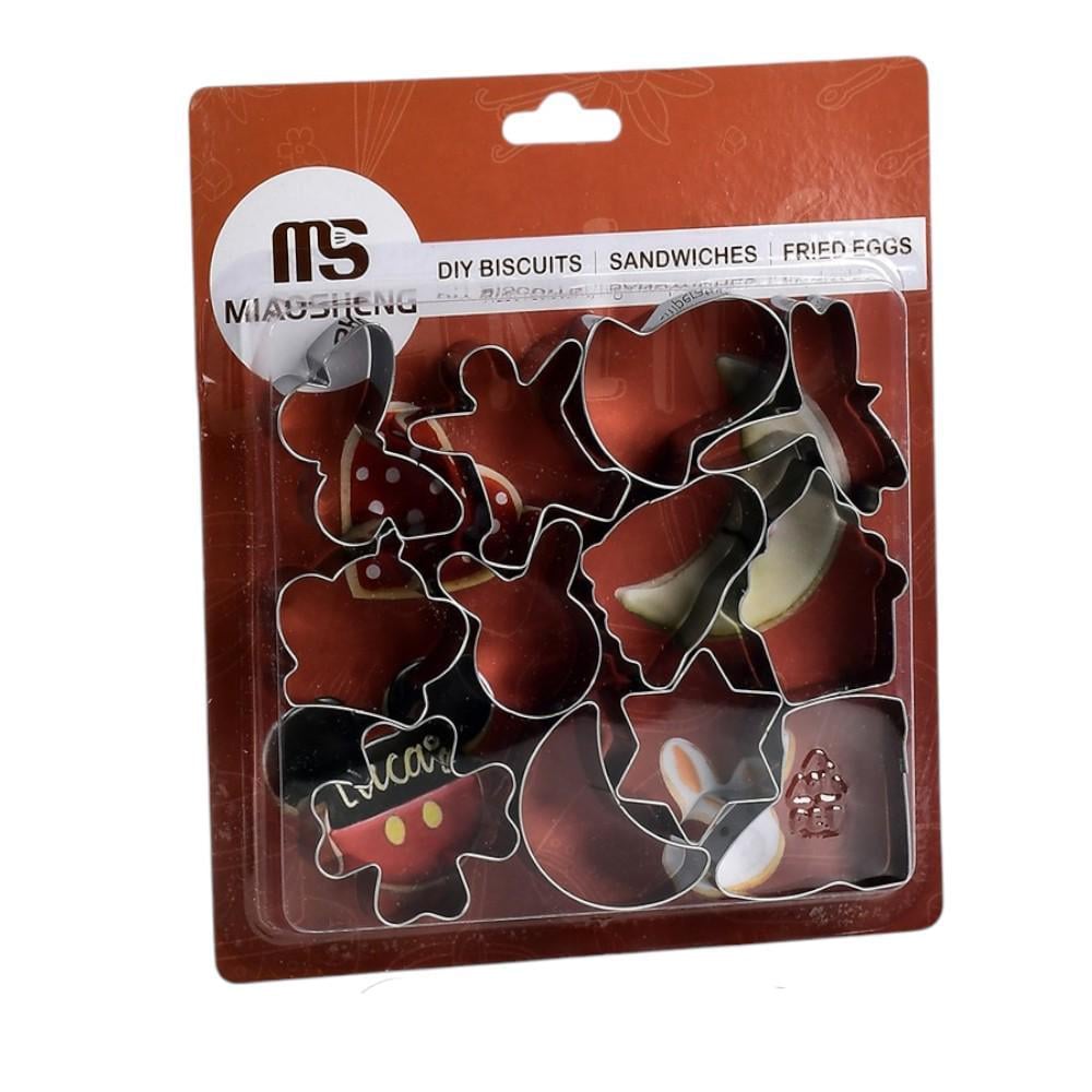Формочки фигурные для печенья MS Cookie R97580 12 шт. Стальной (R97574-6)