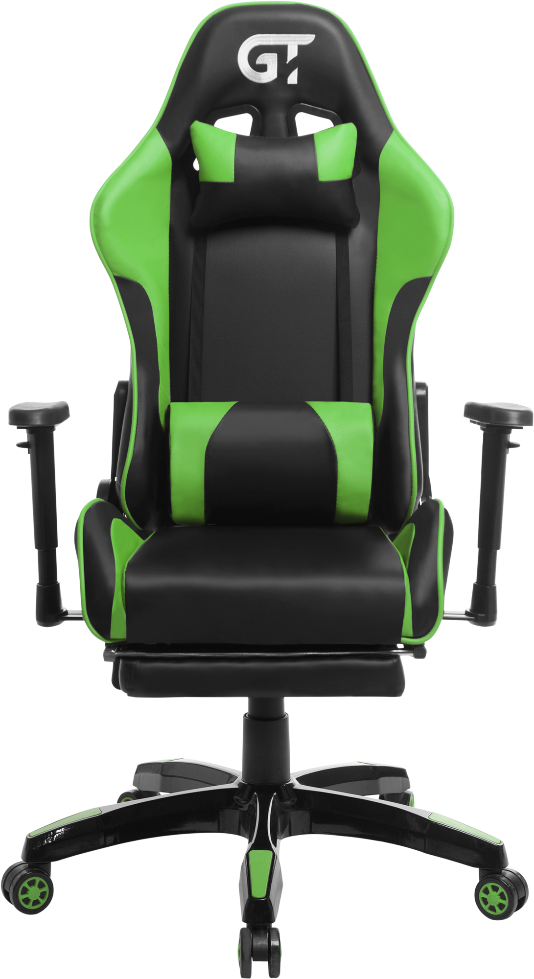 Кресло геймерское GT Racer X-2525-F Black/Green
