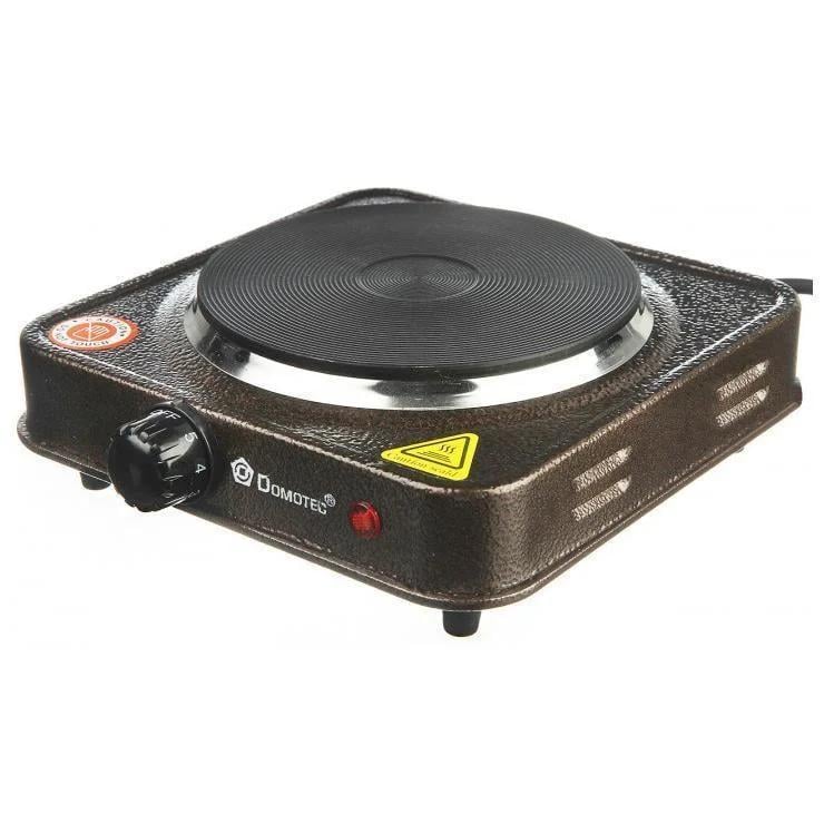 Плита электрическая однокомфорочная Domotec MS 5821 1000 Вт (1821)