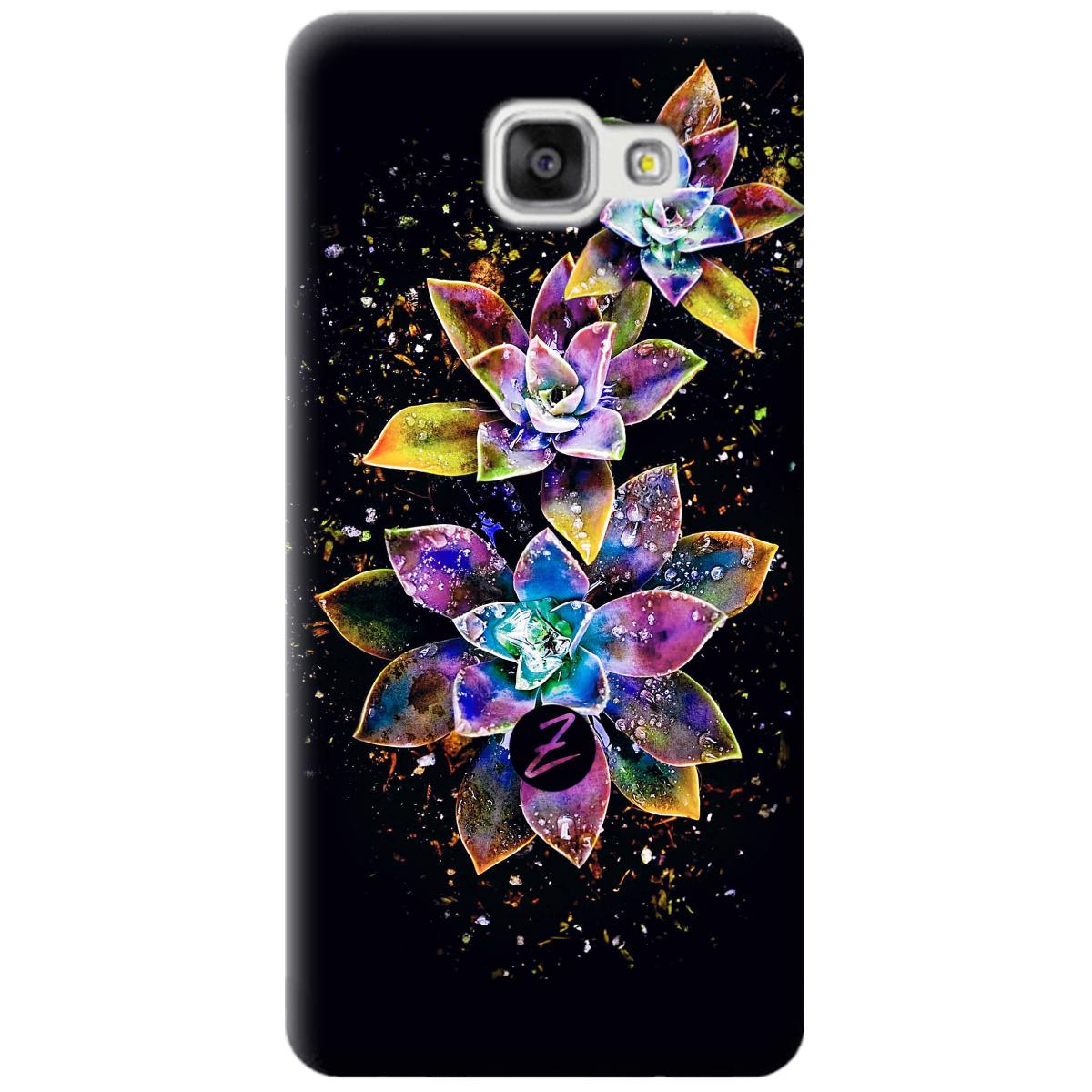 Силіконовий чохол Zorrov для Samsung Galaxy A7 2016 - Magical flowers (09280040106013854)