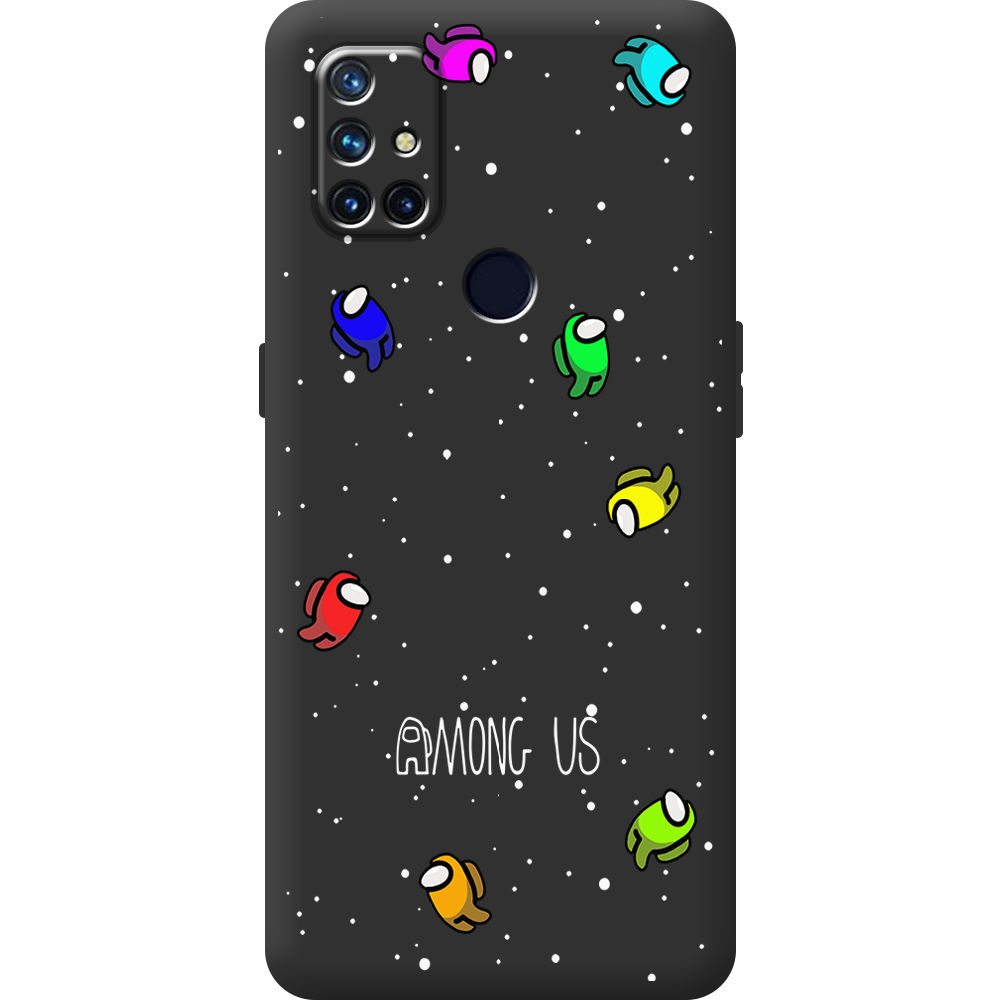 Чохол BoxFace OnePlus Nord N10 Among Us Invisible Чорний силікон (43633-bk76-44515)