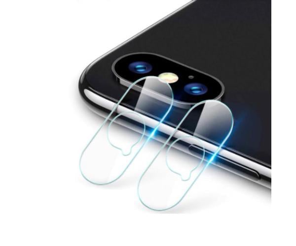 Противоударная гидрогелевая пленка Hydrogel Film для Apple iPhone XS 3шт на камеру, Transparent