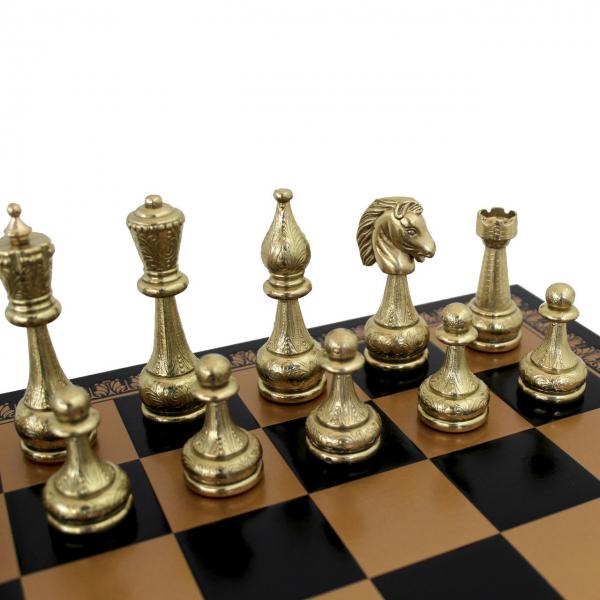 Шахматы элитные Стаунтон 82M 203GN - фото 2 Шахматы элитные Стаунтон 82M 203GN - фото 2