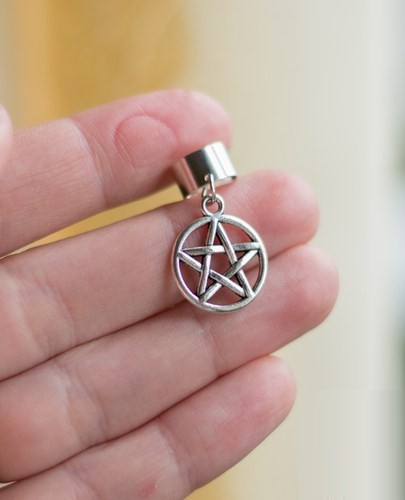 Сережка каф пентаграмма (2762101547)