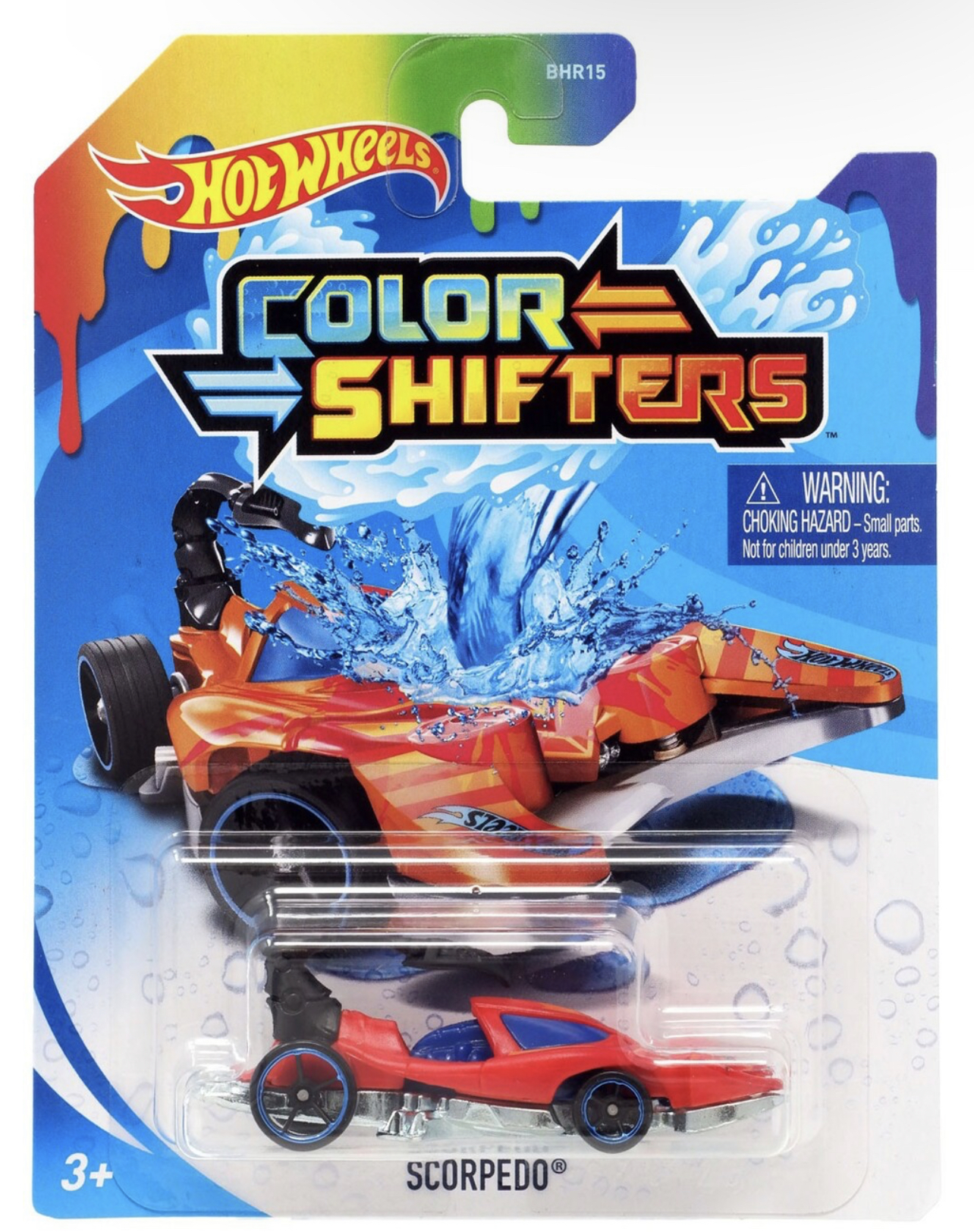 Автомобиль Hot Wheels Scorpedo Смени цвет Оранжевый (10LTYRD) - фото 2