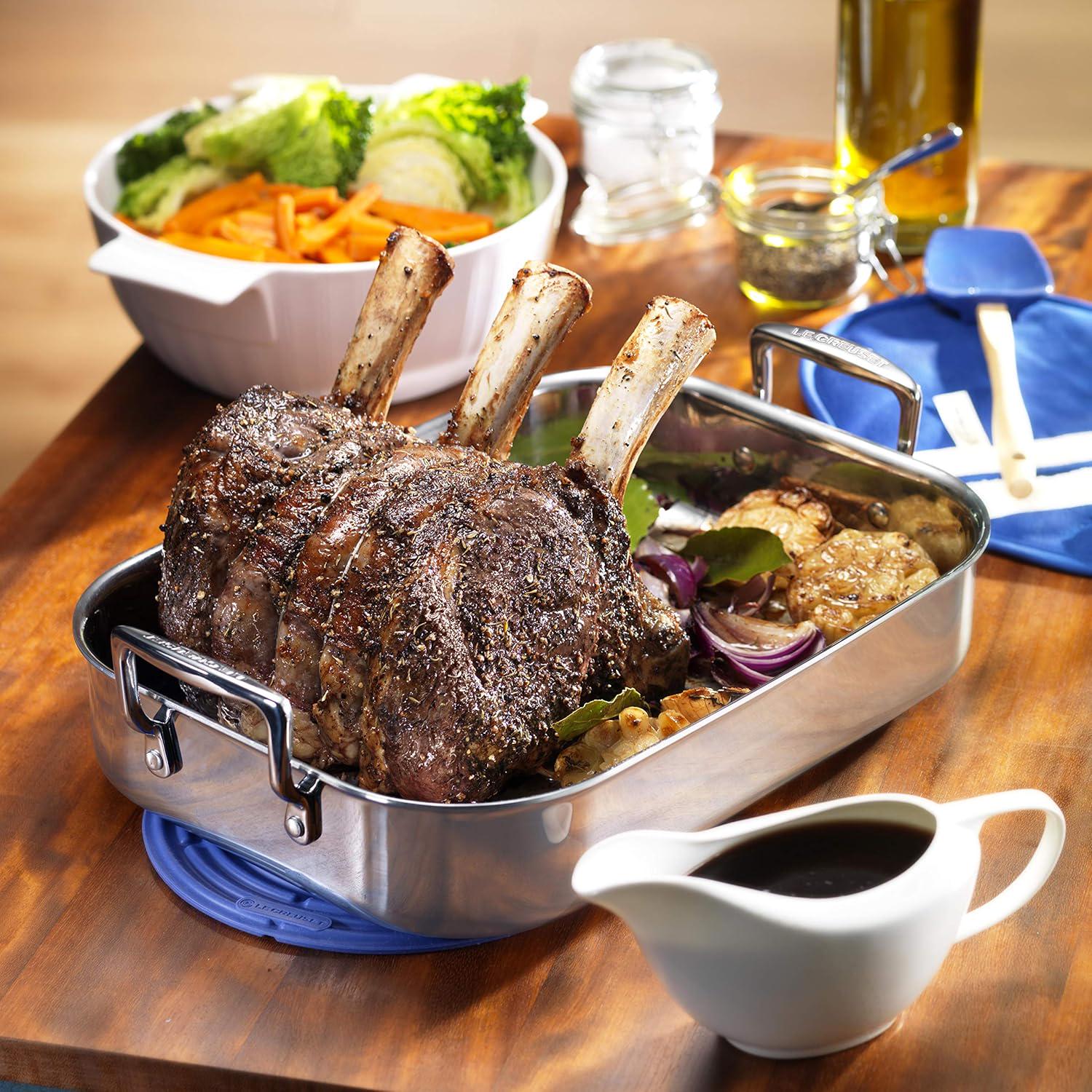 Форма для запекания Le Creuset 3-PLY 35х25х7 см (96102270000000) - фото 8 Форма для запекания Le Creuset 3-PLY 35х25х7 см (96102270000000) - фото 8