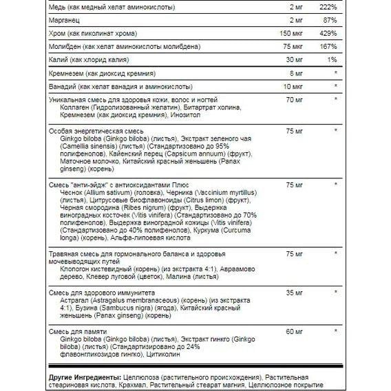 Витаминно-минеральный комплекс Piping Rock Woman's Mega Multi 50 Plus 100 Caplets Витаминно-минеральный комплекс Piping Rock Woman's Mega Multi 50 Plus 100 Caplets