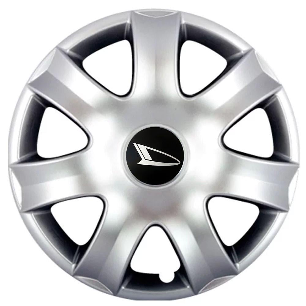 Колпаки SJS 326 с логотипом Daihatsu R15 4 шт. Серебряный (2654555265)