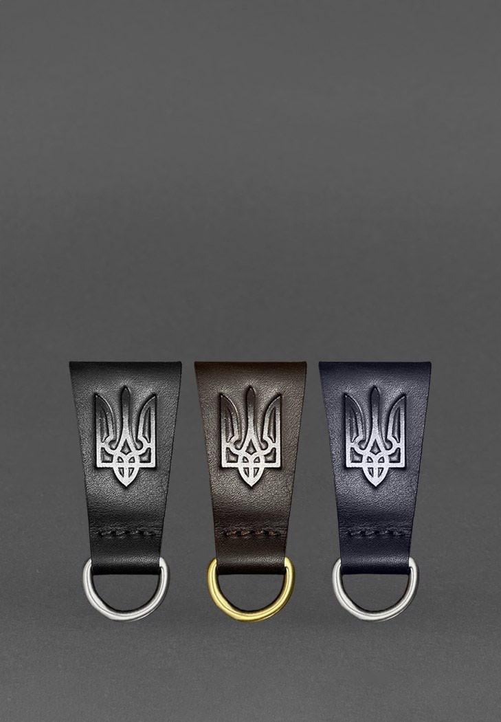 Тренчик на пояс с тризубом кожаный (A-028018) - фото 6 Тренчик на пояс с тризубом кожаный (A-028018) - фото 6