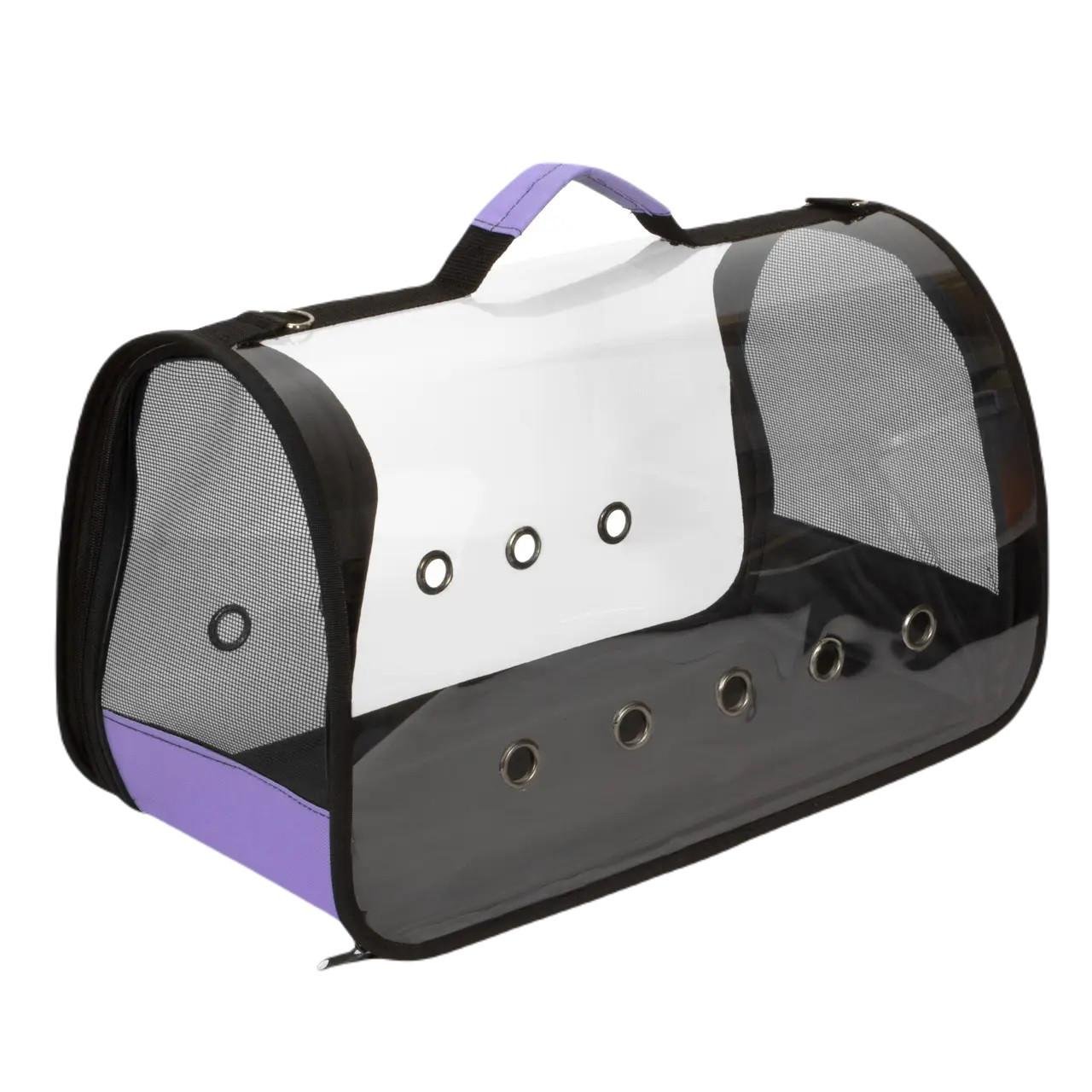 Сумка для перенесення домашніх тварин CosmoPet CP-10L 50x25x27 см Purple (3_04982) - фото 1