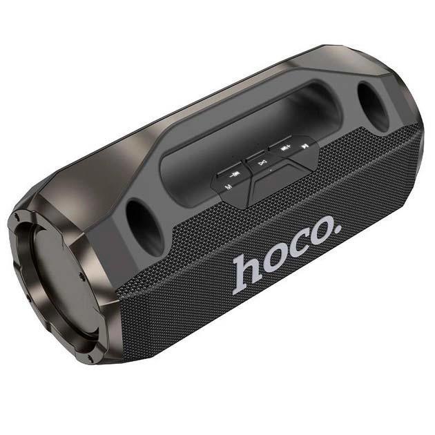 Колонка бездротова Hoco HA3 Drum Bluetooth 5.0 AUX/USB/TF з мікрофоном 50 W 5 годин роботи Чорний - фото 3