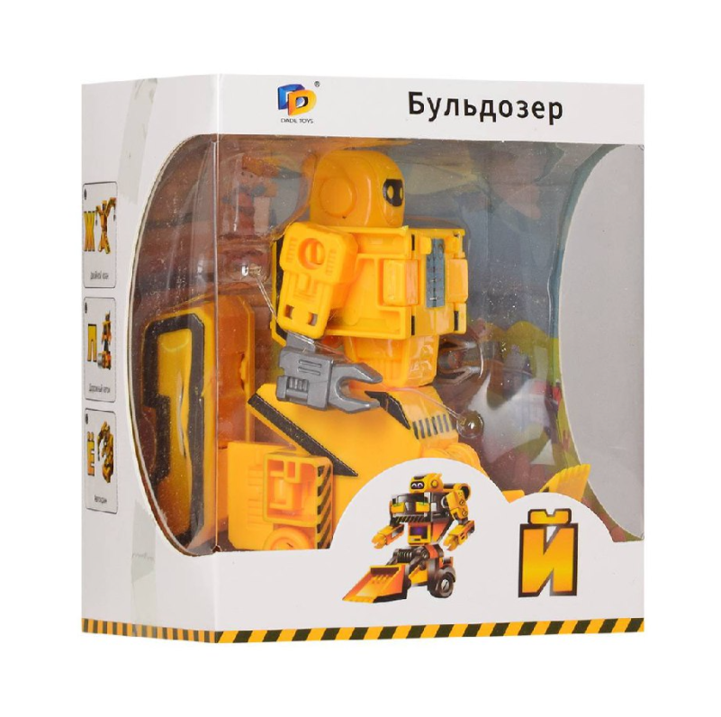 Детский робот-трансформер буква Fun Game D622-H092 Transbot Бульдозер (1696977570)