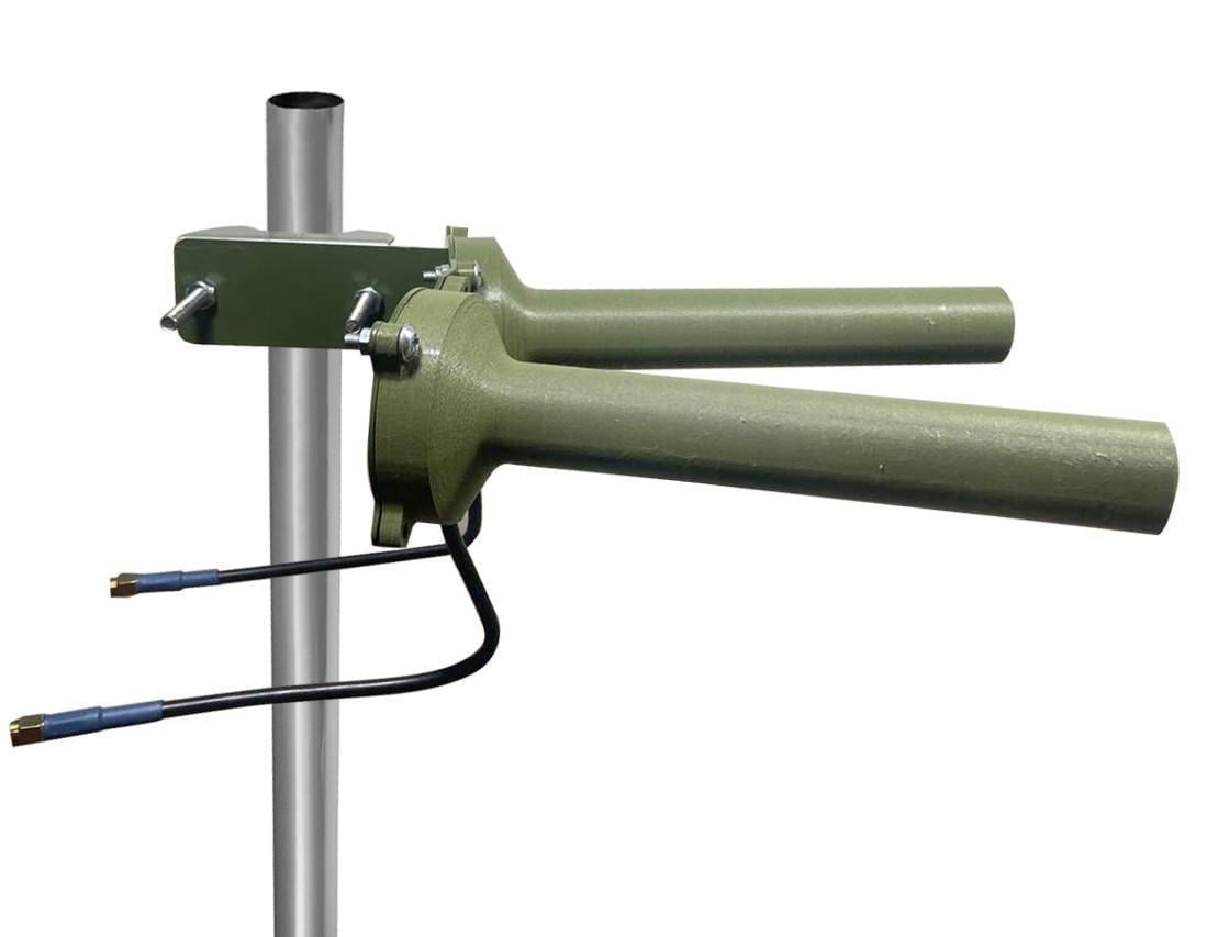 Антена 5,8 Ггц SPIRAL double Helix у корпусі спиральна 16 витків для FPV з боковим виходом