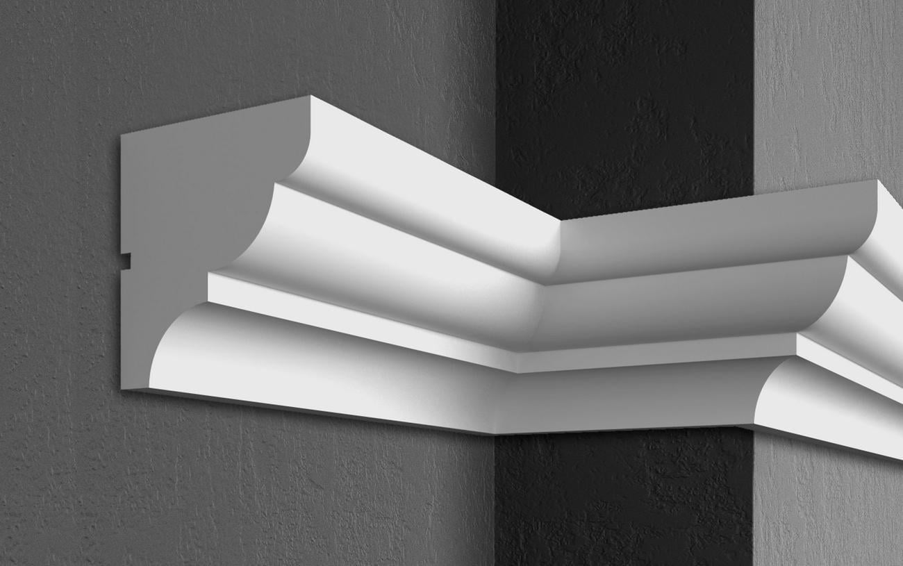 Карниз Prestige decor KC 103 без покрытия 170x155 мм 2000 мм (12370200)