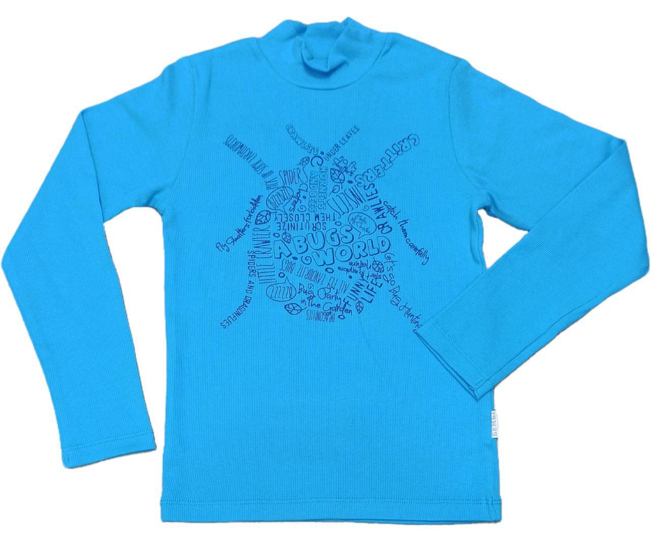 Гольф для мальчика Bembi ГФ 7 128 см Голубой