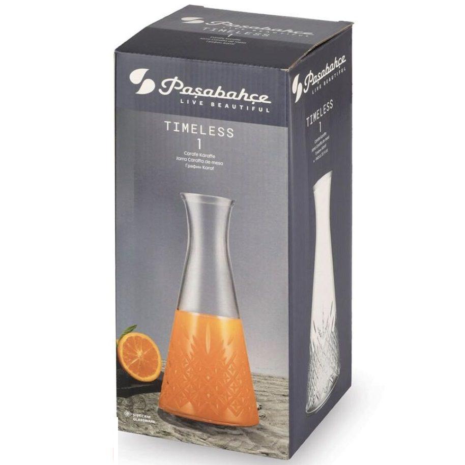 Графин без кришки Pasabahce Timeless 940 мл 26,4 см (80402) - фото 2
