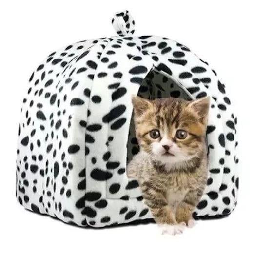 Будка для животных Pet Hut мягкая флисовая переносная 35х35 см Белый (MA266-2) - фото 5