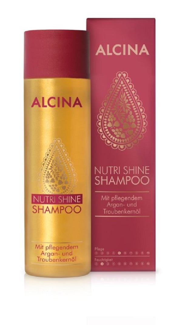 Шампунь ALCINA NUTRI SHINE Shampoo питательный с маслом арганы для всех типов волос 250 мл (10785)