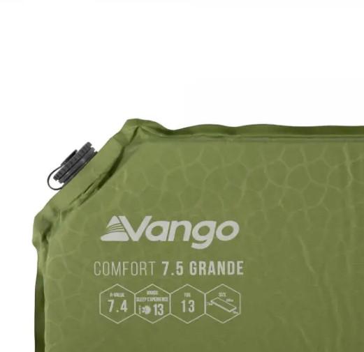 Килимок самонадувний Vango Comfort 7,5 Grande Herbal (SMQCOMFORH09M1K) - фото 3