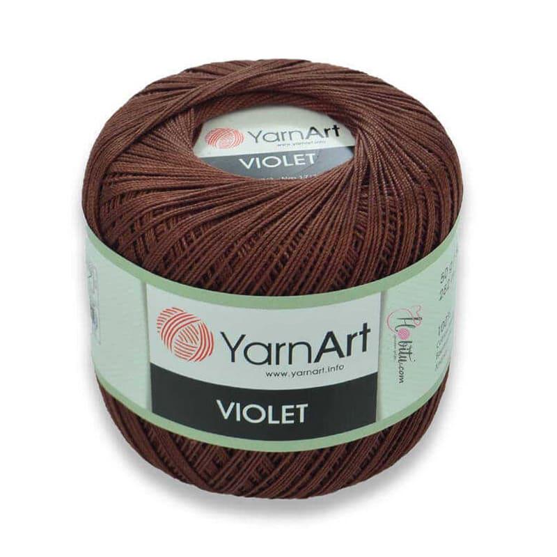 Пряжа YarnArt Violet 0077 Шоколадный