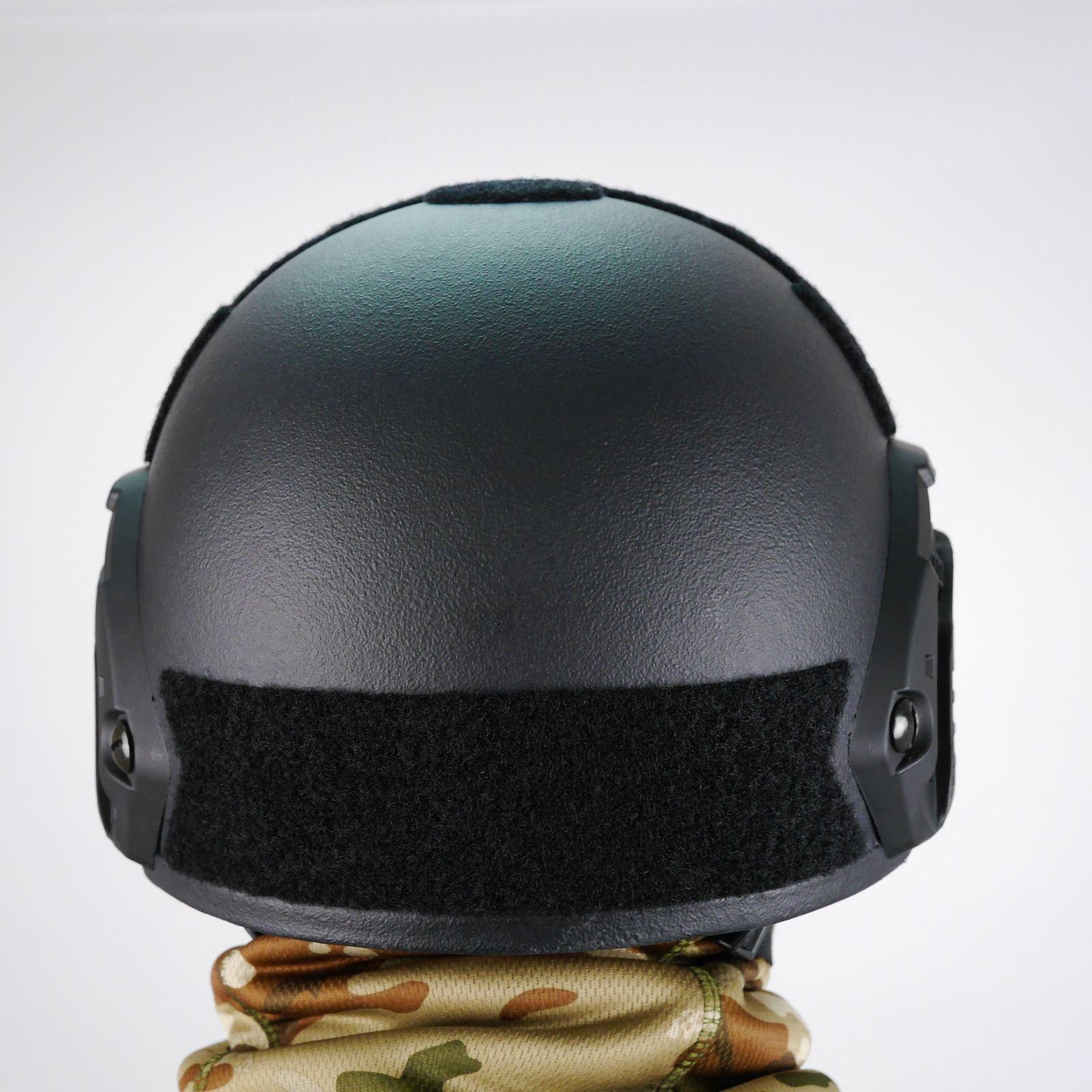 Шолом балістичний FAST Helmet 1 клас захисту ДСТУ рівня NIJ IIIA Black - фото 8