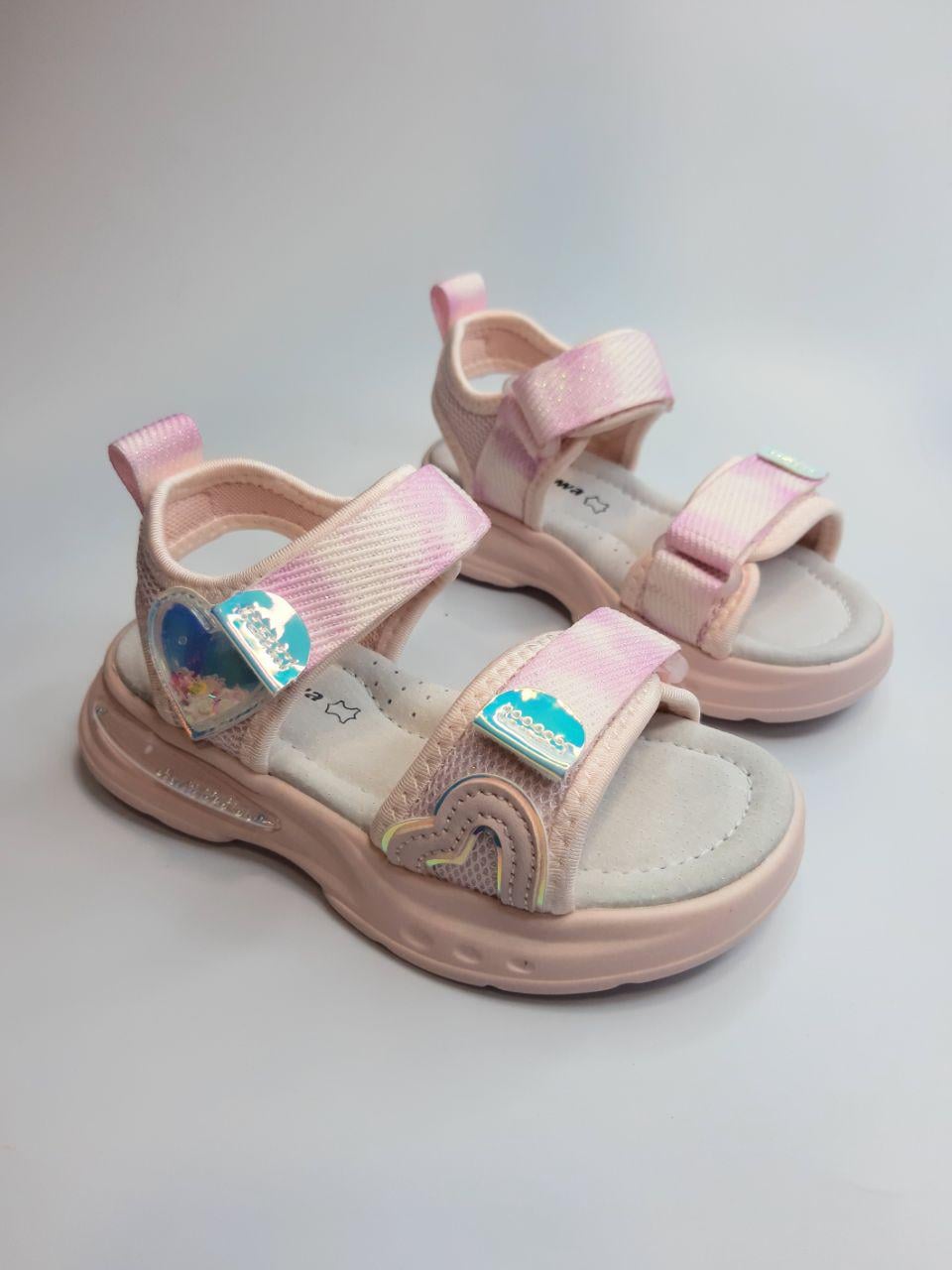 Сандали для девочки Apawwa р. 29 18,5 см Розовый (0372 pink)