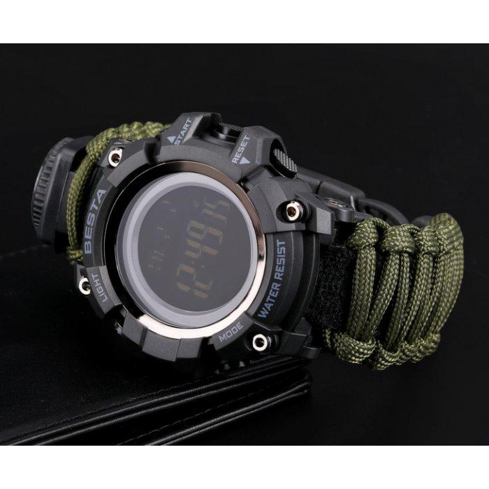 Годинник наручний чоловічий Besta Tactical Green (1520) - фото 5