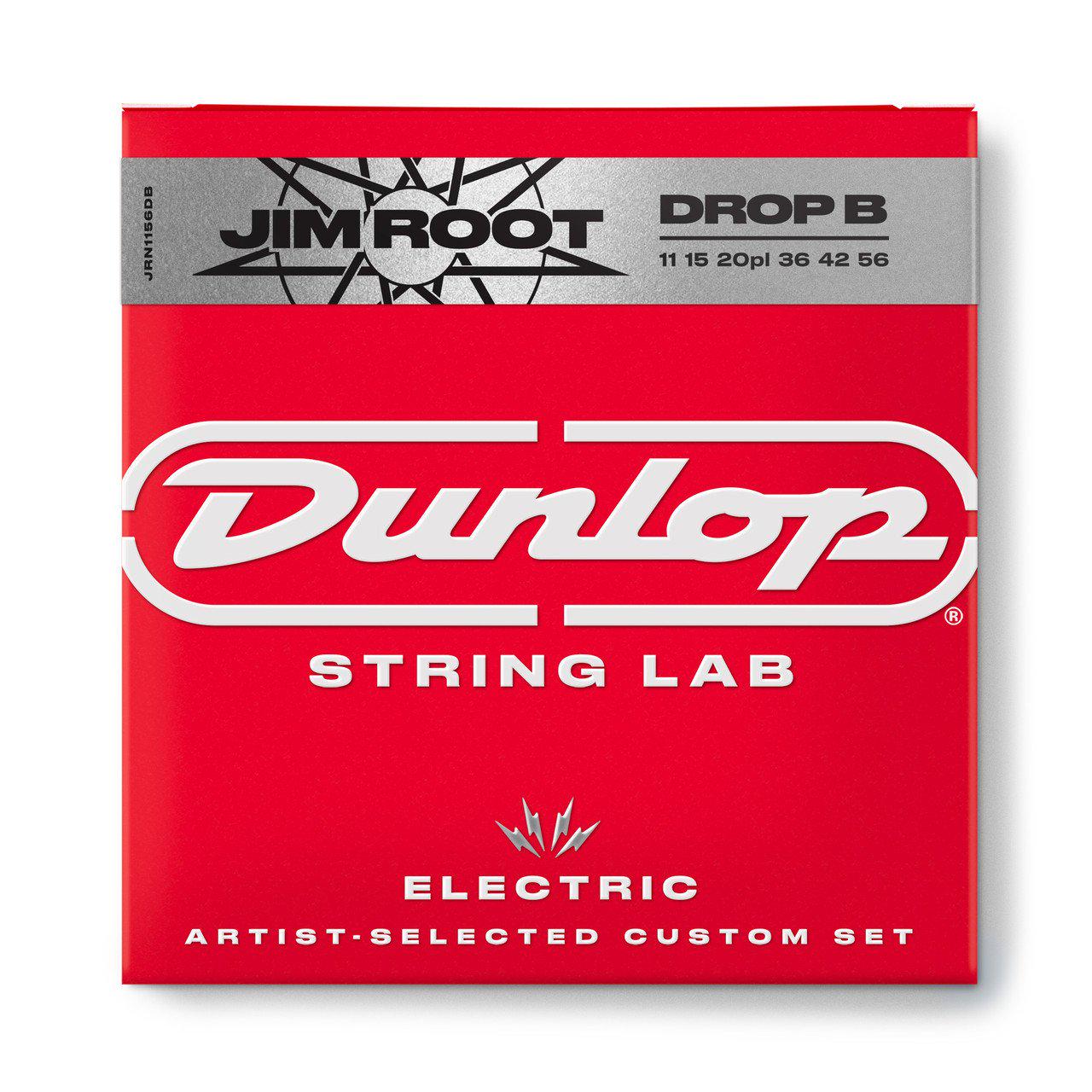Струни для електрогітари Dunlop JRN1156DB Jim Root Nickel Wound Drop B (128183)