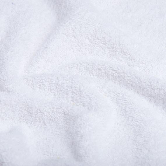 Набір рушників для обличчя і тіла флісових Білий (polotenca_2v1_white) - фото 3