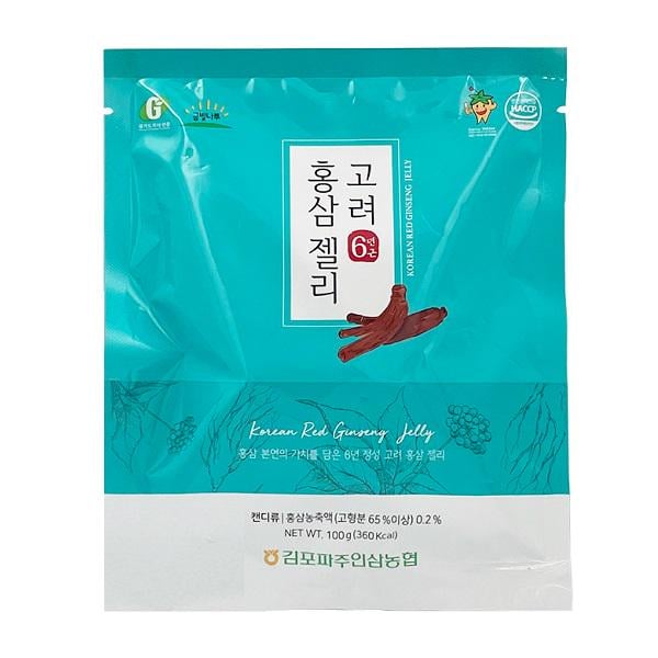 Заменитель питания Gimpo Paju Korean Hed Ginseng Jelly 100 г (22775968)