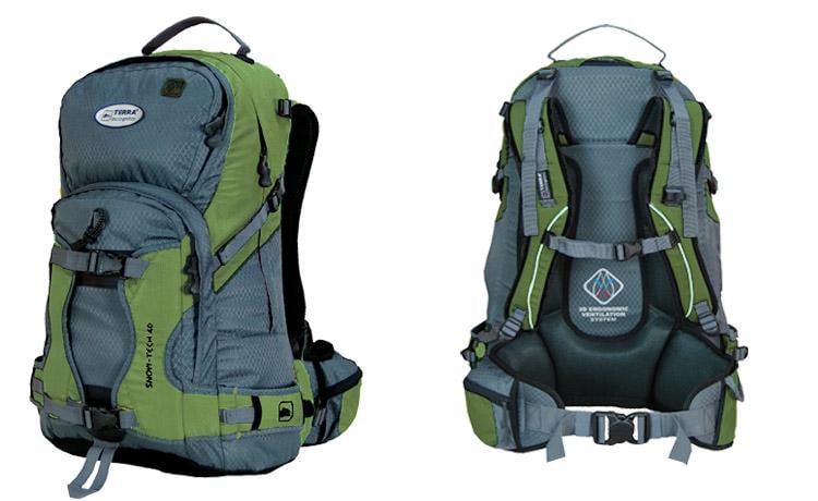 Рюкзак Terra Incognita Snow-Tech 40 Зелений (TI-00940)