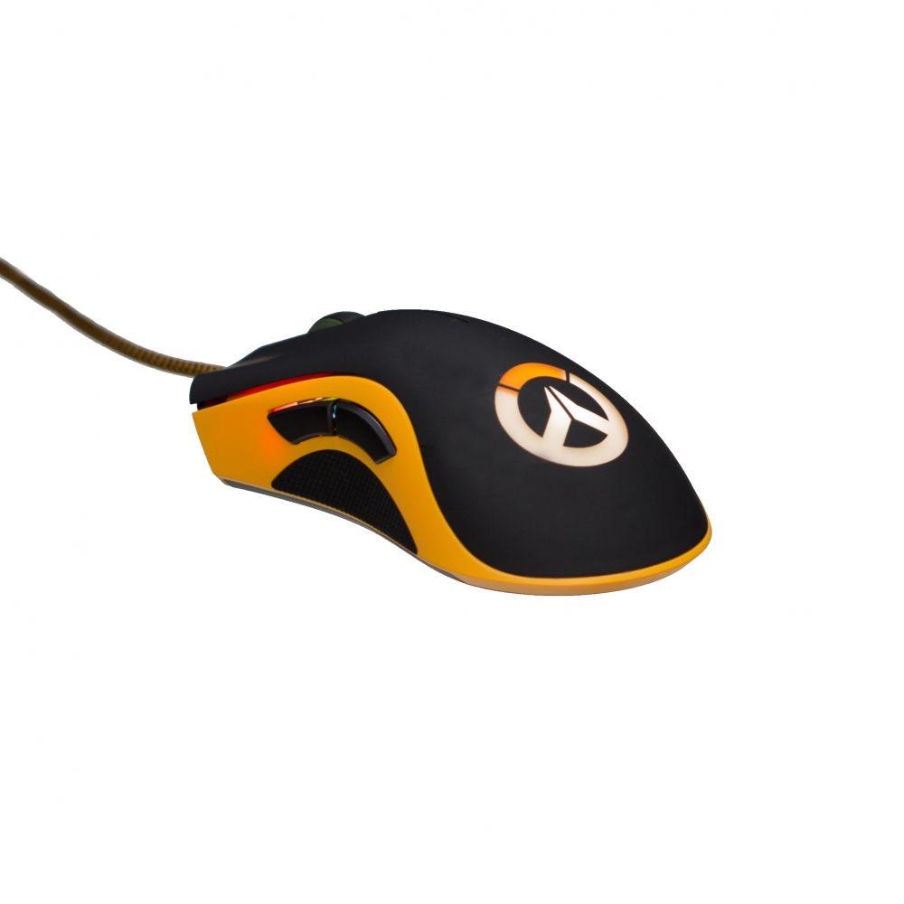 Компьютерная мышь Razer DeathAdder Chroma Overwatch Black/Yellow (29caa1-16613) - фото 3