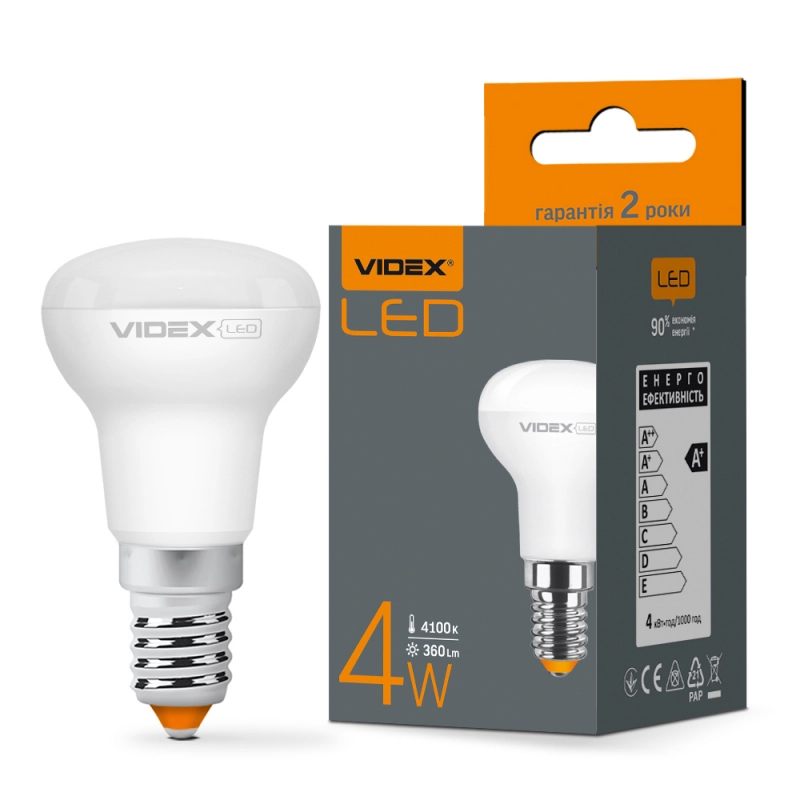 LED-лампа Videx R39е 4W E14 4100K (VL-R39e-04144) LED-лампа Videx R39е 4W E14 4100K (VL-R39e-04144)