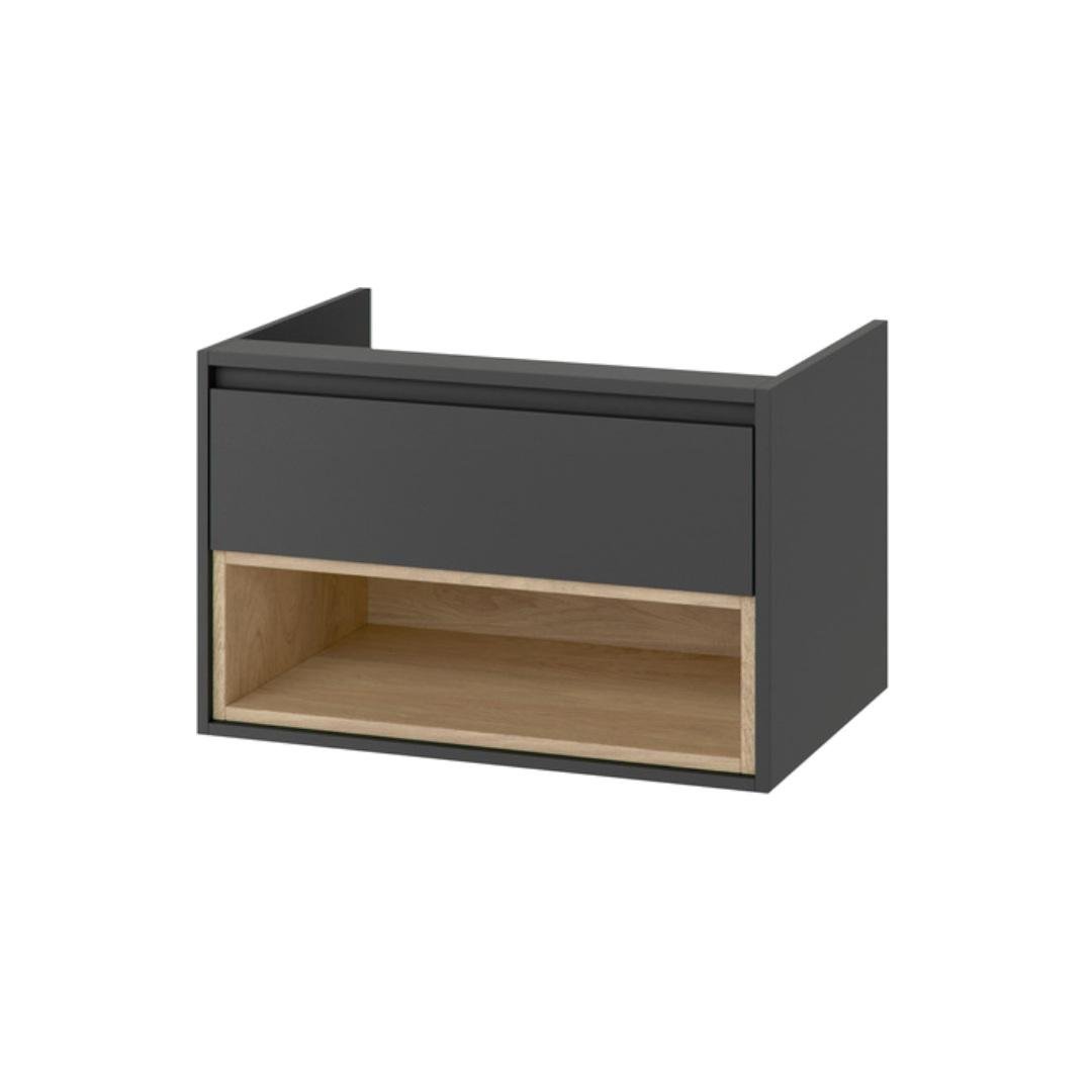 Тумба в ванную Excellent Tuto 80x45,7 настенная, серая (MLEX.0101.800.GRBL)