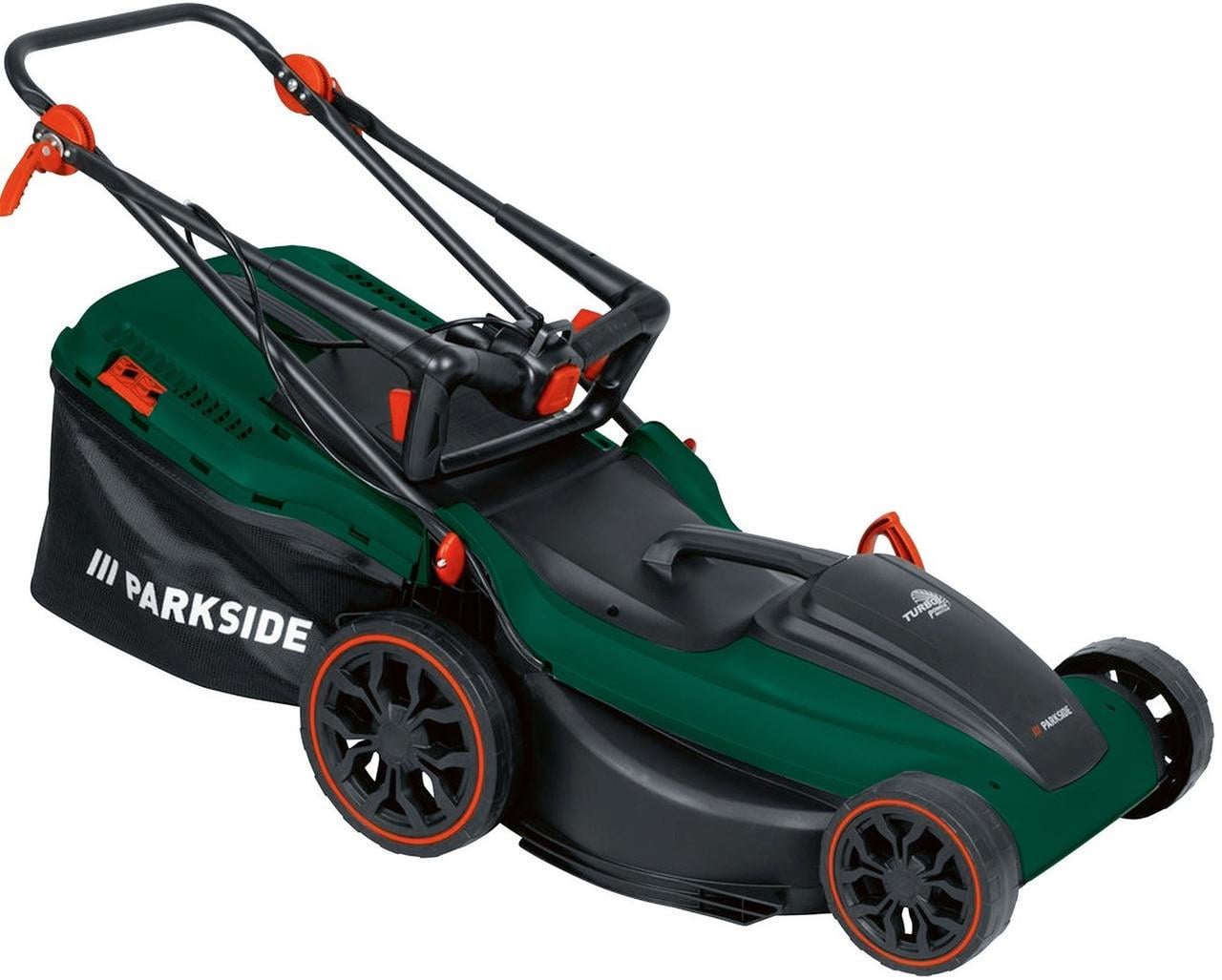 Газонокосилка электрическая Parkside Turbo Power motor 55 л 1800 Вт/44 см Газонокосилка электрическая Parkside Turbo Power motor 55 л 1800 Вт/44 см
