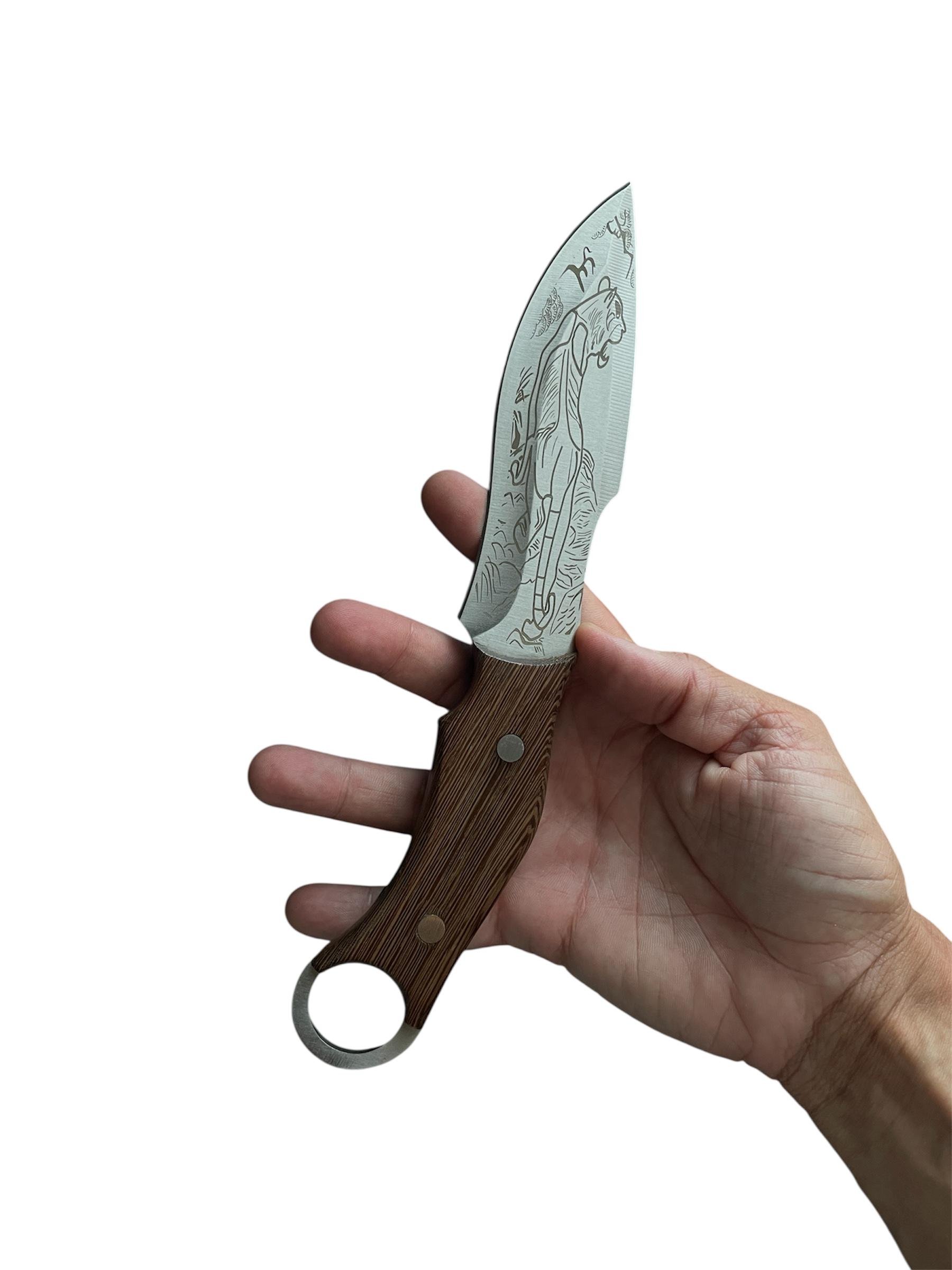 Нож туристический 1-2460 нержавеющая сталь (KN1064) - фото 2 Нож туристический 1-2460 нержавеющая сталь (KN1064) - фото 2