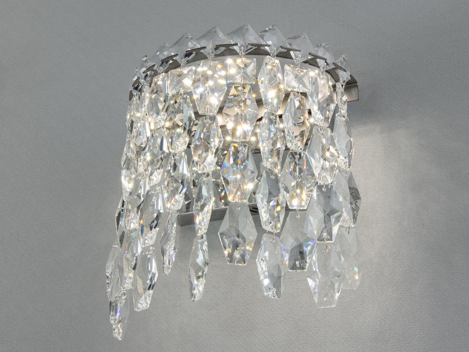 Бра настенное LED хрустальное 10 Вт Хром (582/B CH)