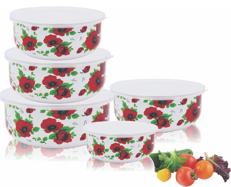 Набор судочков Edenberg из эмалированной стали 5 шт. (EB-12612)