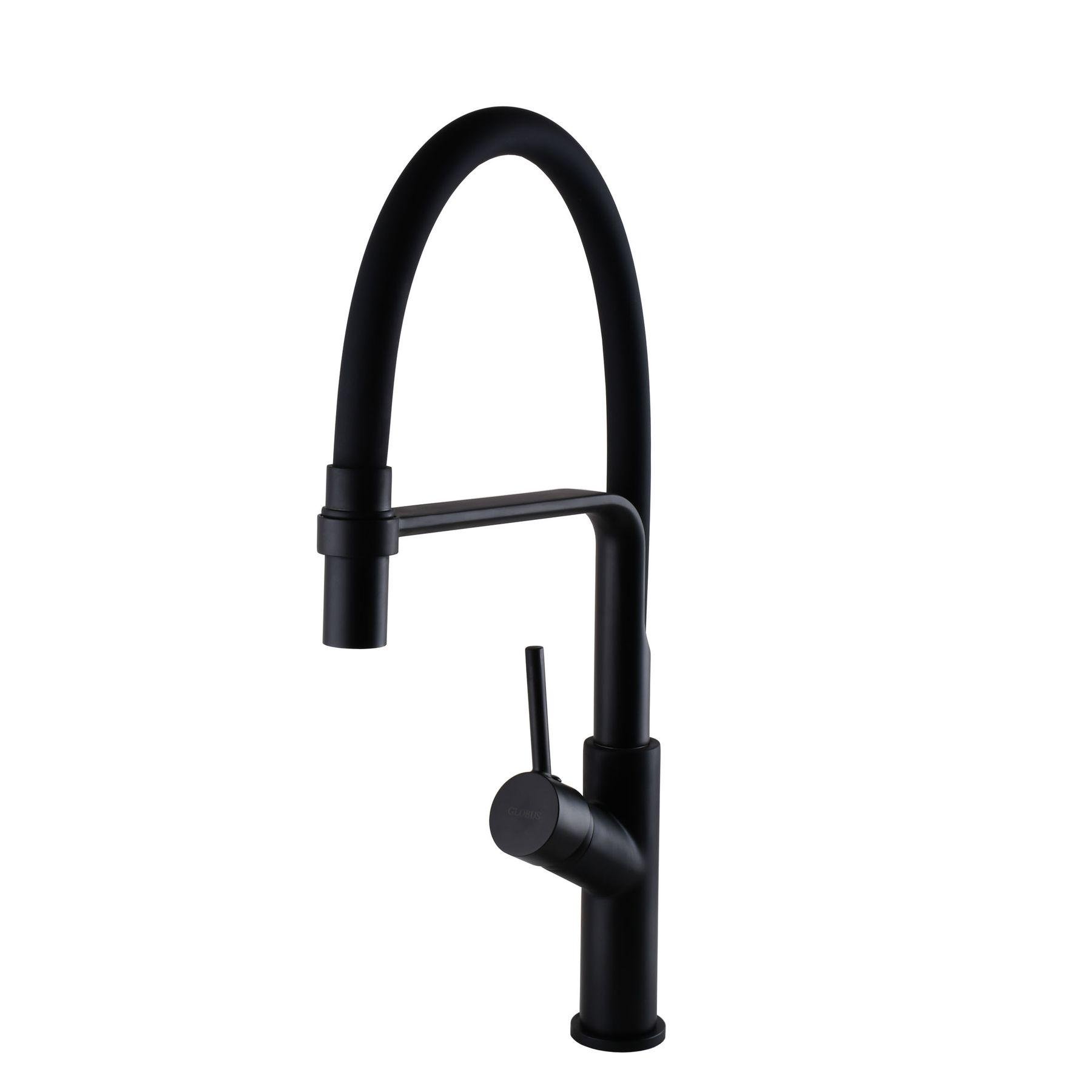 Смеситель для кухни DENVER Black flex DBF01 Черный - фото 3